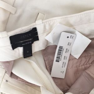 ❤️sold❤️J.Crew Maddie pants size 0 white